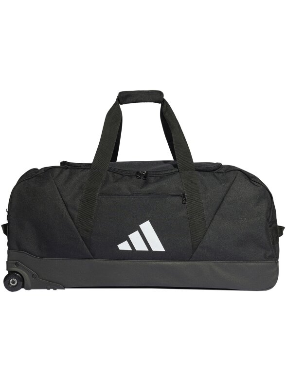 Adidas Tiro League Trolley Team XL krepšys su ratukais juodas HS9756 Adidas Tiro League Trolley Team XL krepšys su ratukais juodas HS9756