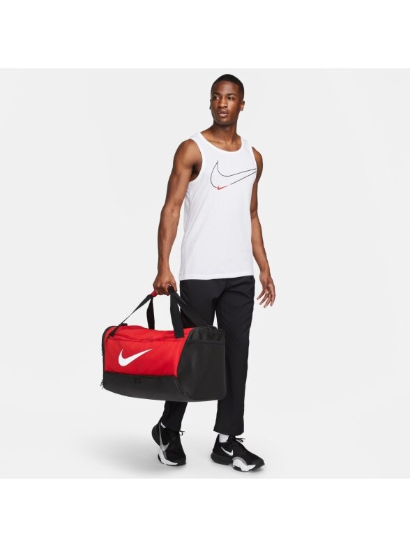 Nike Brasilia 9,5 Training Duffel M sportinė krepšys raudona-juoda DH7710 657 7 Nike Brasilia 9,5 Training Duffel M sportinė krepšys raudona-juoda DH7710 657 7
