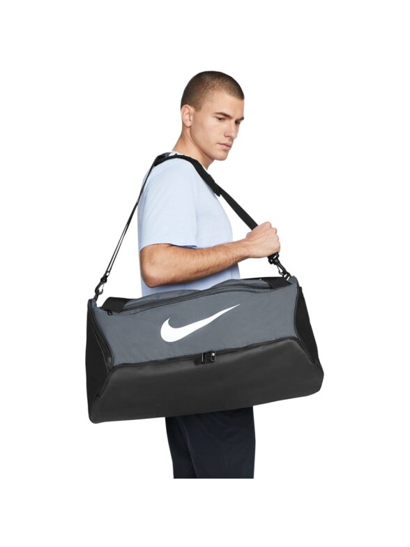 Nike Brasilia 9.5 Training Duffel M krepšys, pilkas DH7710 068 7