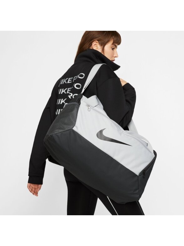 Nike Brasilia S Duffel 9.0 sportinė krepšys pilka-juoda BA5957 077 7