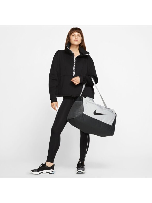 Nike Brasilia S Duffel 9.0 sportinė krepšys pilka-juoda BA5957 077 8