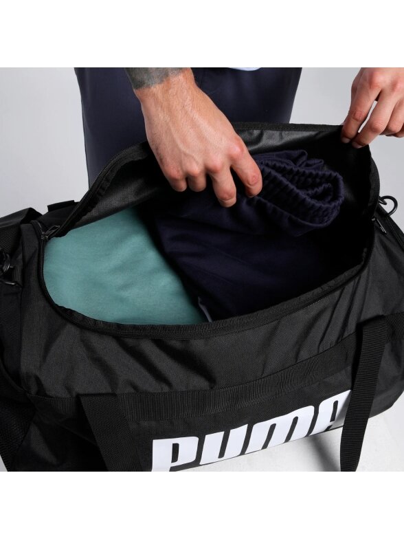 Puma Challenger Sports Medium sportinė krepšys juoda 91145 01 7 Puma Challenger Sports Medium sportinė krepšys juoda 91145 01 7