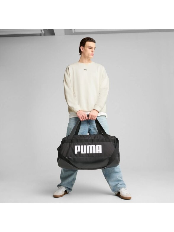 Puma Challenger Sports Medium sportinė krepšys juoda 91145 01 9 Puma Challenger Sports Medium sportinė krepšys juoda 91145 01 9