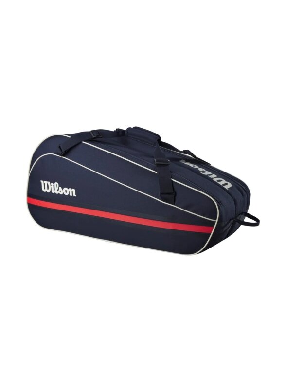 Wilson Team 6PK teniso krepšys, tamsiai mėlynas ir raudonas WR8039901001 1 Wilson Team 6PK teniso krepšys, tamsiai mėlynas ir raudonas WR8039901001 1