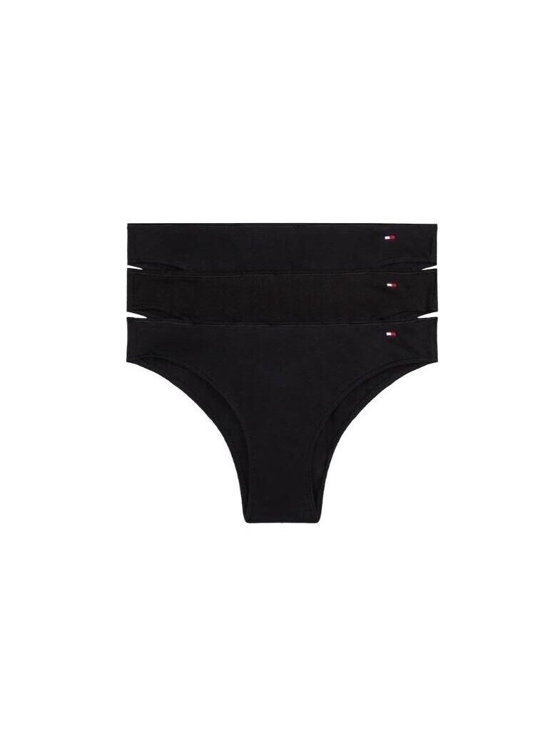 Tommy Hilfiger apatiniai moterims 3vnt. 00196 juodi Tommy Hilfiger apatiniai moterims 3vnt. 00196 juodi
