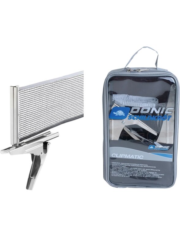 Donic stalo teniso tinklelis su laikikliais Clipmatic 808335 Donic stalo teniso tinklelis su laikikliais Clipmatic 808335