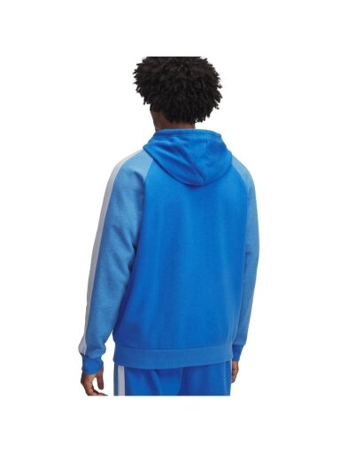 Under Armour Rival Fleece Colorblock Hoodie vyrams mėlyna 6003958 402