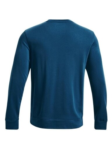 Under Armour UA Rival Terry Logo Crew vyriški džemperiai mėlyni 1370391 458
