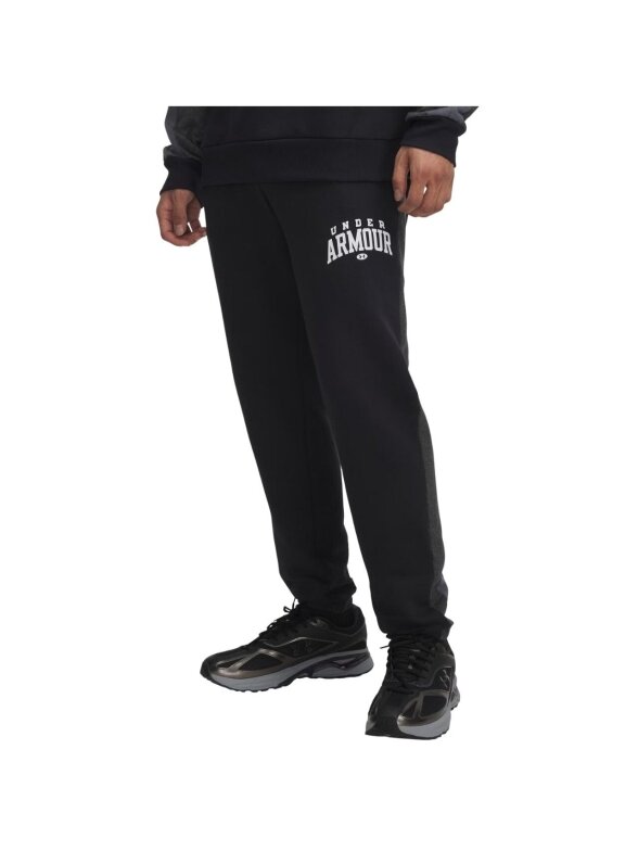 Under Armour Rival Flc CB vyrams juodos kelnės 6003954 001 Under Armour Rival Flc CB vyrams juodos kelnės 6003954 001