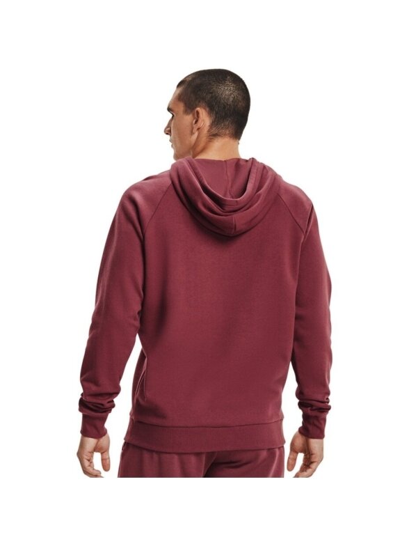 Under Armour Rival Fleece Big Logo HD vyriškas džemperis bordo spalvos 1357093 652 5