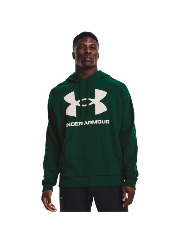 Under Armour Rival Fleece Big Logo HD vyriškas džemperis žalias 1357093 330 2
