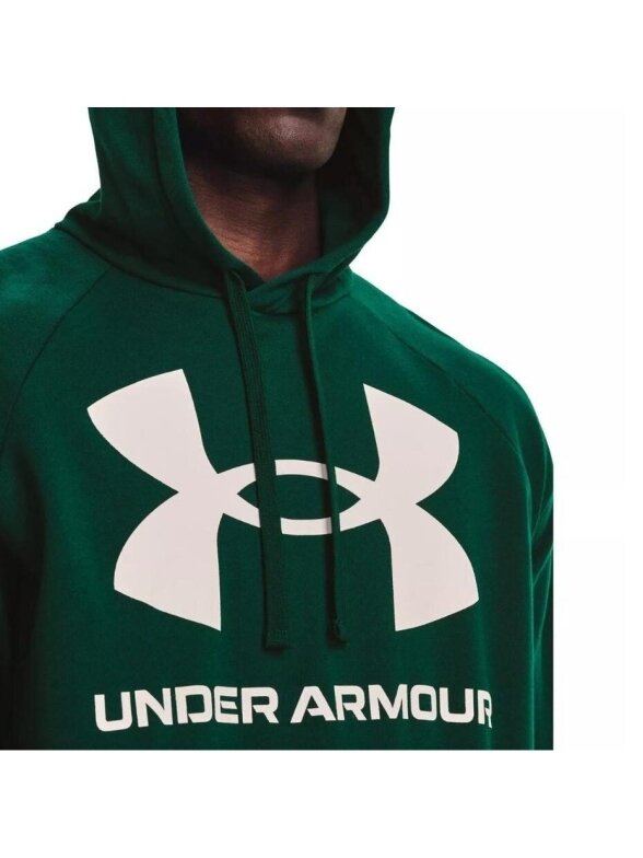 Under Armour Rival Fleece Big Logo HD vyriškas džemperis žalias 1357093 330 5