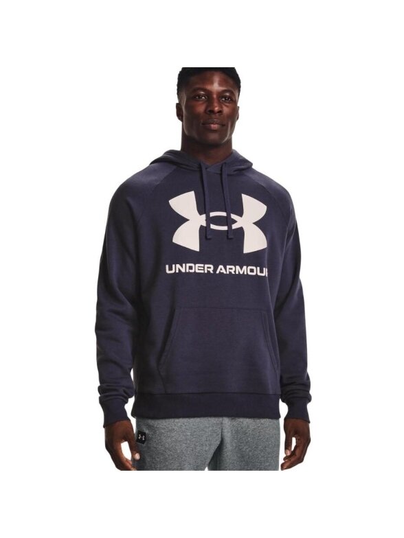 Under Armour Rival Fleece Big Logo HD vyriški džemperiai violetiniai 1357093 558 2