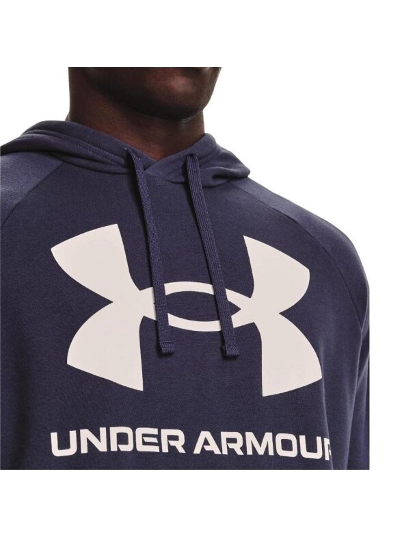 Under Armour Rival Fleece Big Logo HD vyriški džemperiai violetiniai 1357093 558 5
