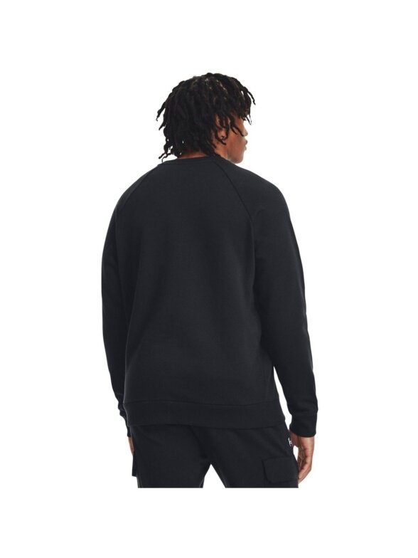 Under Armour Rival Fleece Crew vyriški palaidinės juodi 1379755 001 4