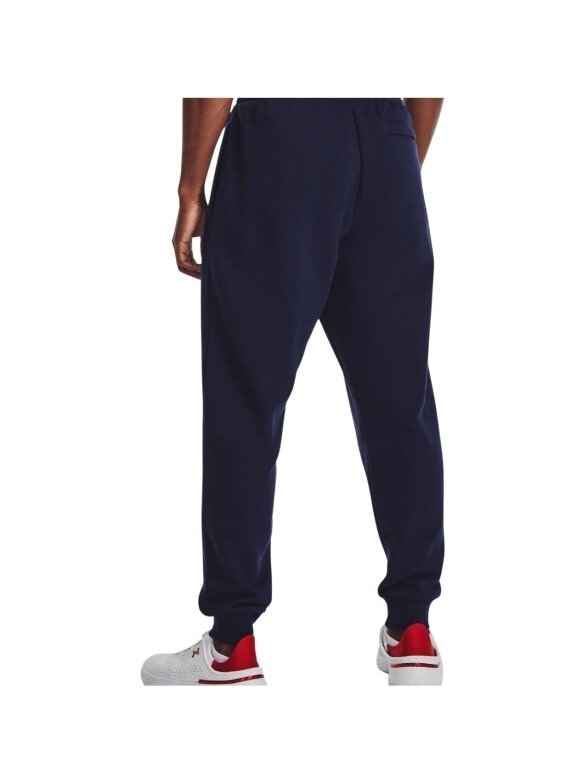 Under Armour Rival Fleece Joggers vyriškos kelnės, tamsiai mėlynos 1379774 410 3