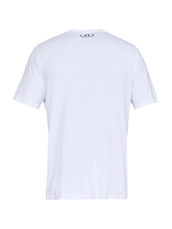 Under Armour Sportstyle Left Chest SS vyriški marškinėliai balti 1326799 100 2 Under Armour Sportstyle Left Chest SS vyriški marškinėliai balti 1326799 100 2
