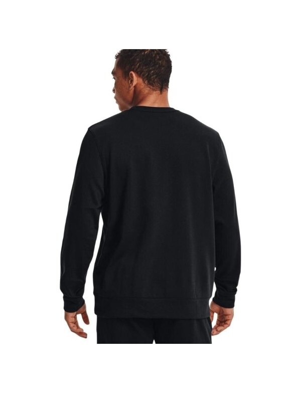 Under Armour UA Rival Terry Logo Crew vyriški džemperiai juodi 1370391 001 4