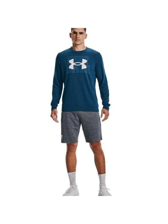 Under Armour UA Rival Terry Logo Crew vyriški džemperiai mėlyni 1370391 458 2 Under Armour UA Rival Terry Logo Crew vyriški džemperiai mėlyni 1370391 458 2