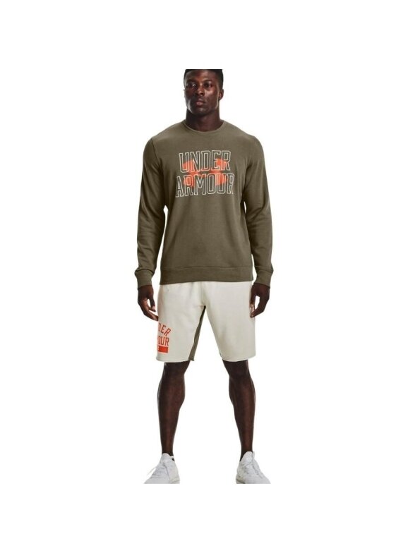 Under Armour UA Rival Terry Logo Crew vyriški džemperiai žalia 1370391 361 1 Under Armour UA Rival Terry Logo Crew vyriški džemperiai žalia 1370391 361 1