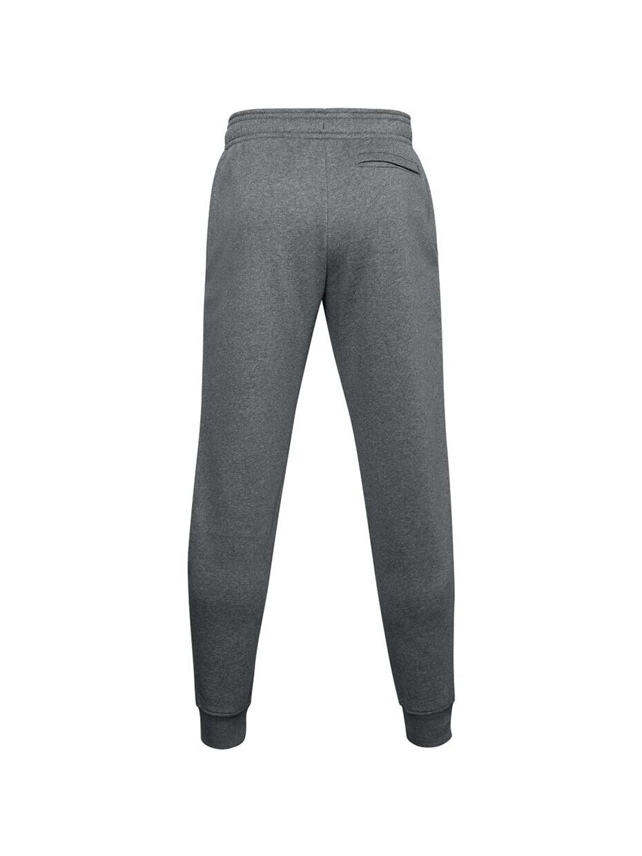 Under Armour Rival Fleece 3Logo Jogger vyriškos kelnės, tamsiai pilkos 1357131 012 2