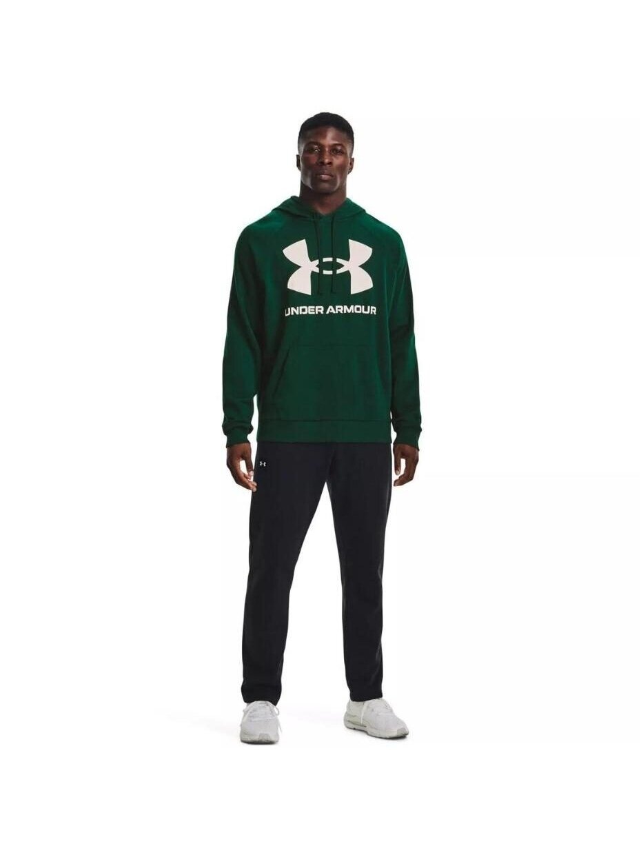 Under Armour Rival Fleece Big Logo HD vyriškas džemperis žalias 1357093 330 4 Under Armour Rival Fleece Big Logo HD vyriškas džemperis žalias 1357093 330 4
