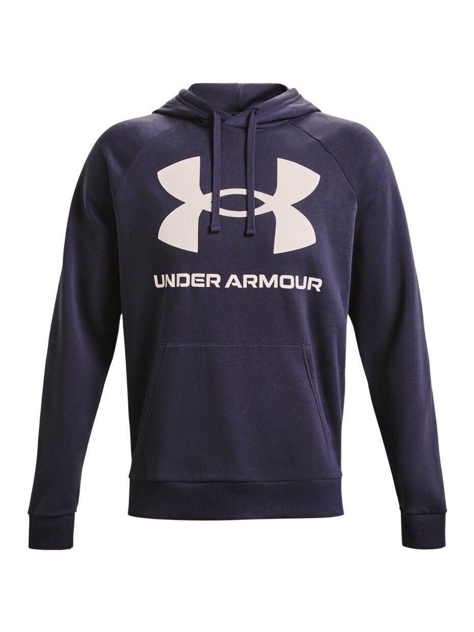 Under Armour Rival Fleece Big Logo HD vyriški džemperiai violetiniai 1357093 558 Under Armour Rival Fleece Big Logo HD vyriški džemperiai violetiniai 1357093 558