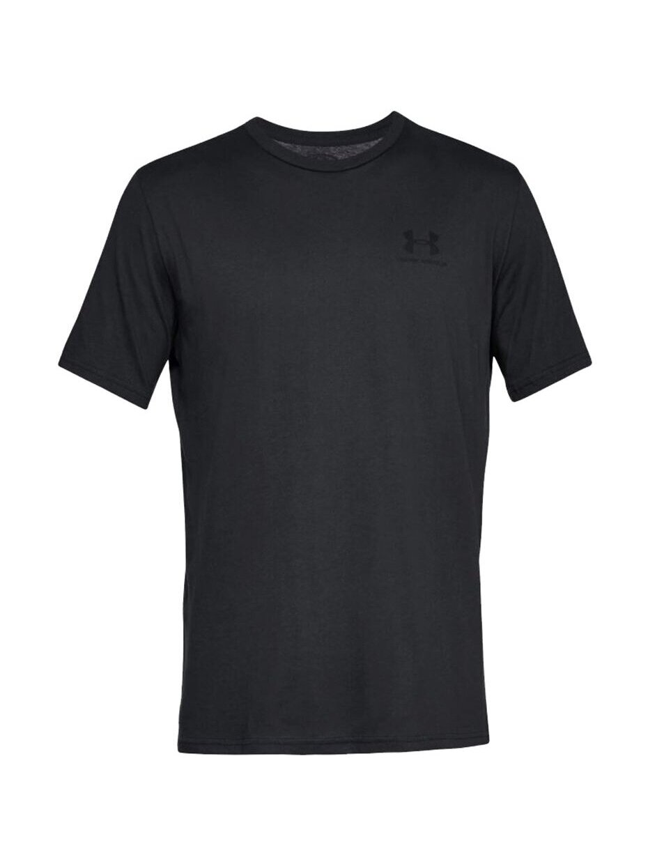 Under Armour Sportstyle Left Chest SS vyriški marškinėliai juodi 1326799 001 1 Under Armour Sportstyle Left Chest SS vyriški marškinėliai juodi 1326799 001 1