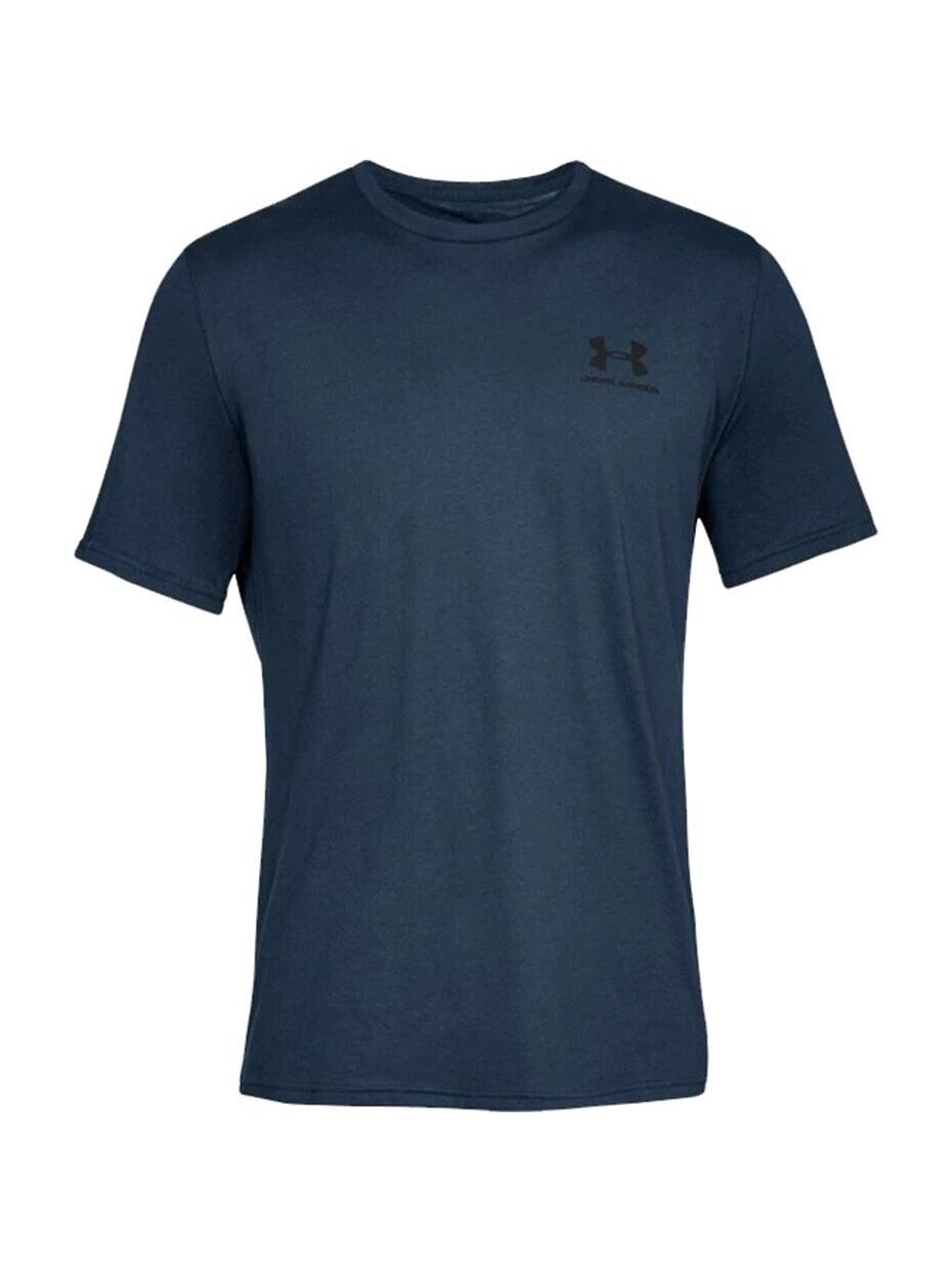 Under Armour Sportstyle Left Chest Ss vyriški marškinėliai, tamsiai mėlyni 1326799 408 1 Under Armour Sportstyle Left Chest Ss vyriški marškinėliai, tamsiai mėlyni 1326799 408 1