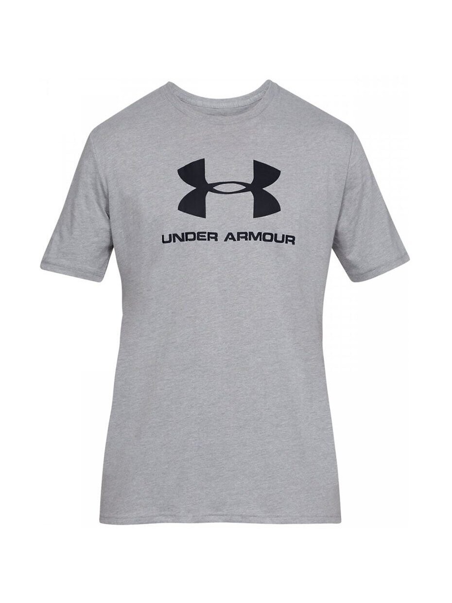 Under Armour Sportstyle Logo SS vyriški marškinėliai pilki 1329590 036 1 Under Armour Sportstyle Logo SS vyriški marškinėliai pilki 1329590 036 1