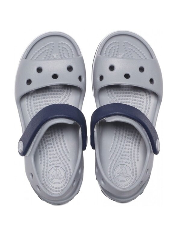Vaikiškos basutės Crocs Crosband Sandal Kids pilkos ir tamsiai mėlynos spalvos 12856 01U 1 Vaikiškos basutės Crocs Crosband Sandal Kids pilkos ir tamsiai mėlynos spalvos 12856 01U 1