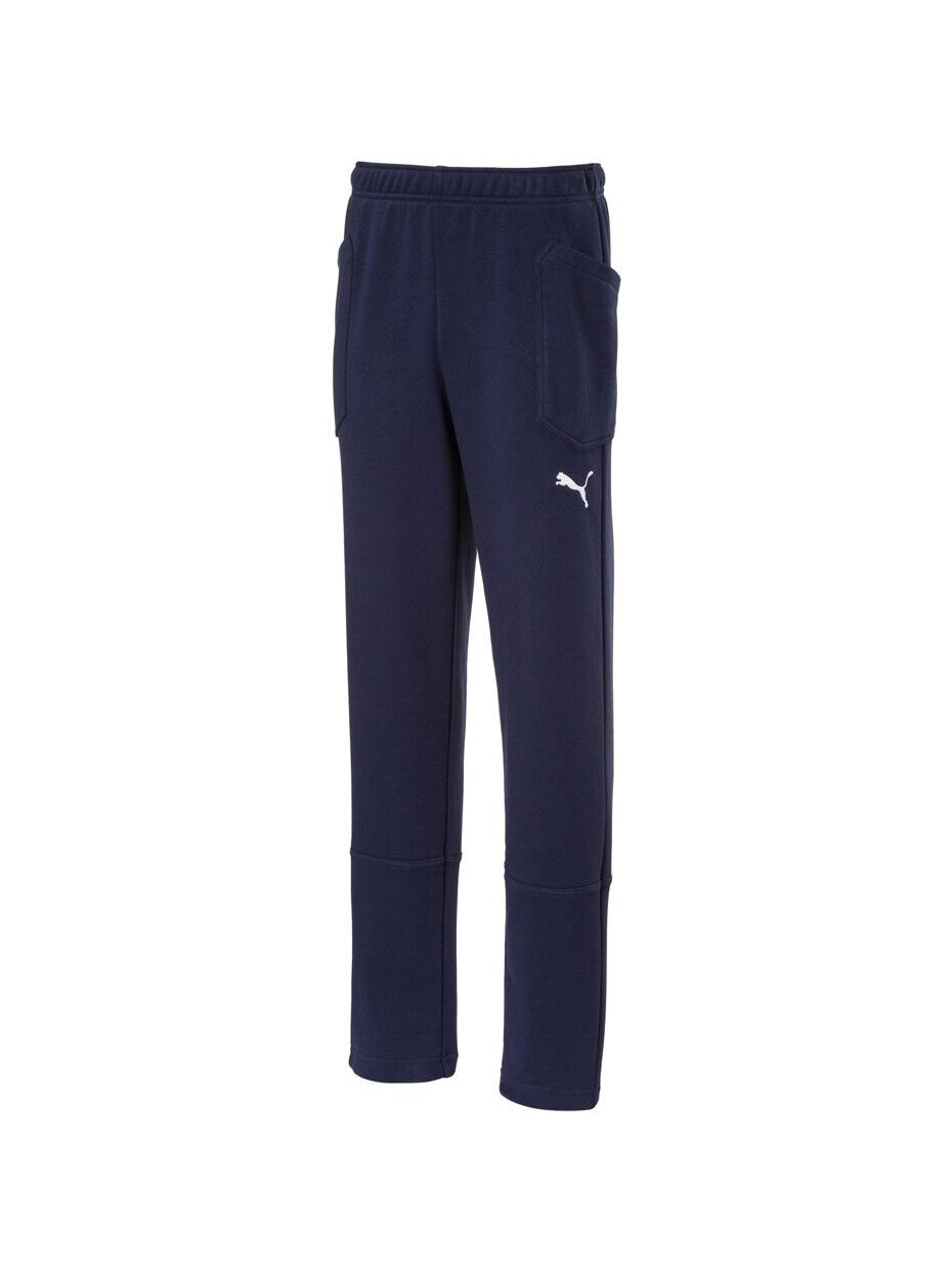 Vaikiškos kelnės Puma Liga Casuals Pants JUNIOR tamsiai mėlynos 655635 06 Vaikiškos kelnės Puma Liga Casuals Pants JUNIOR tamsiai mėlynos 655635 06