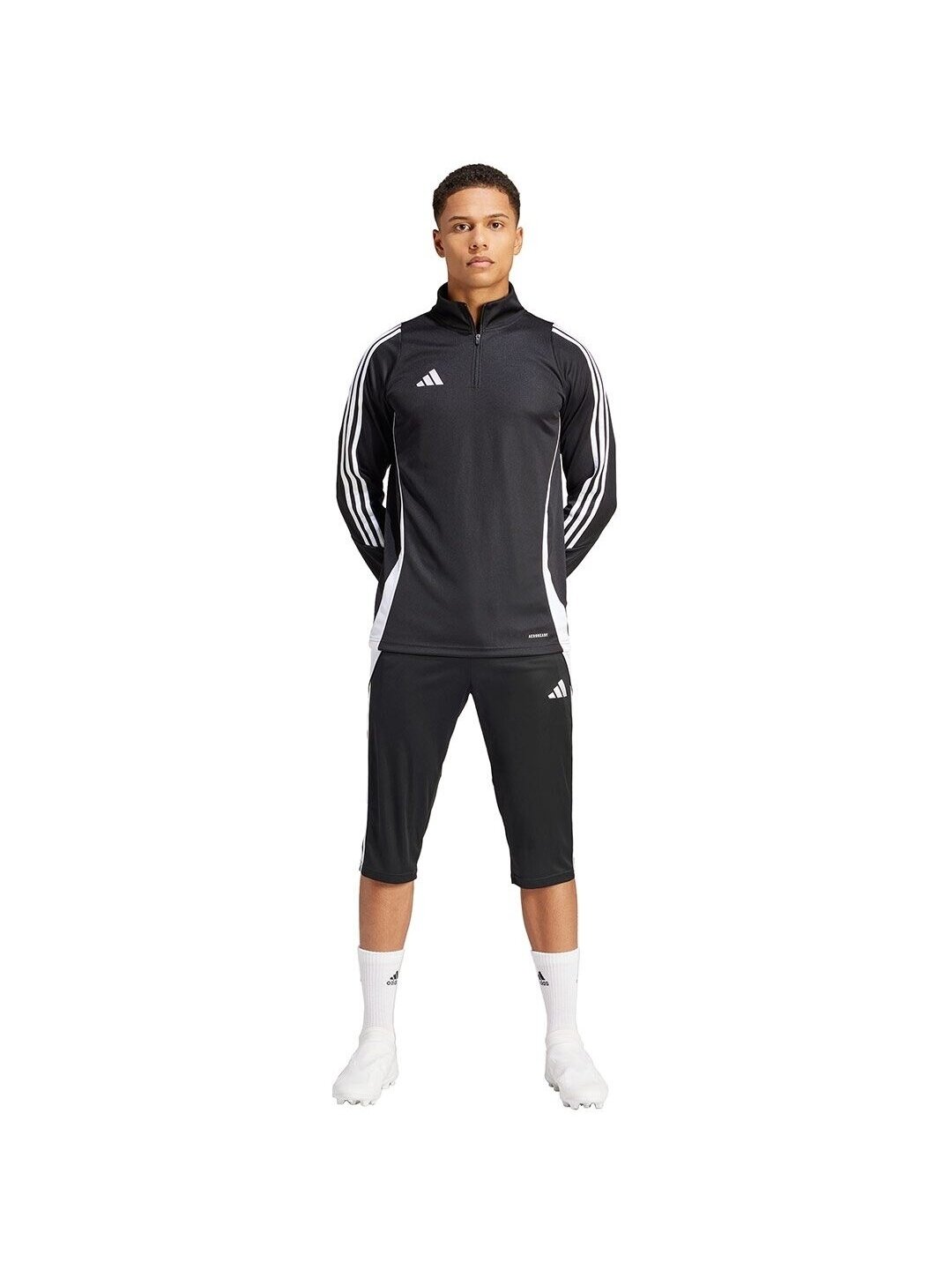 Vyriškos Adidas Tiro 24 3/4 kelnės juodos IJ7671 4