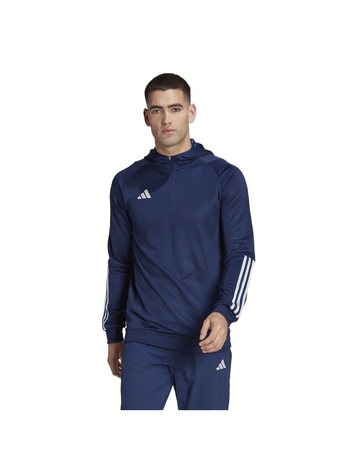 Vyriškas džemperis Adidas Tiro 23 Competition Hoodie, tamsiai mėlynas HK8056 4 Vyriškas džemperis Adidas Tiro 23 Competition Hoodie, tamsiai mėlynas HK8056 4