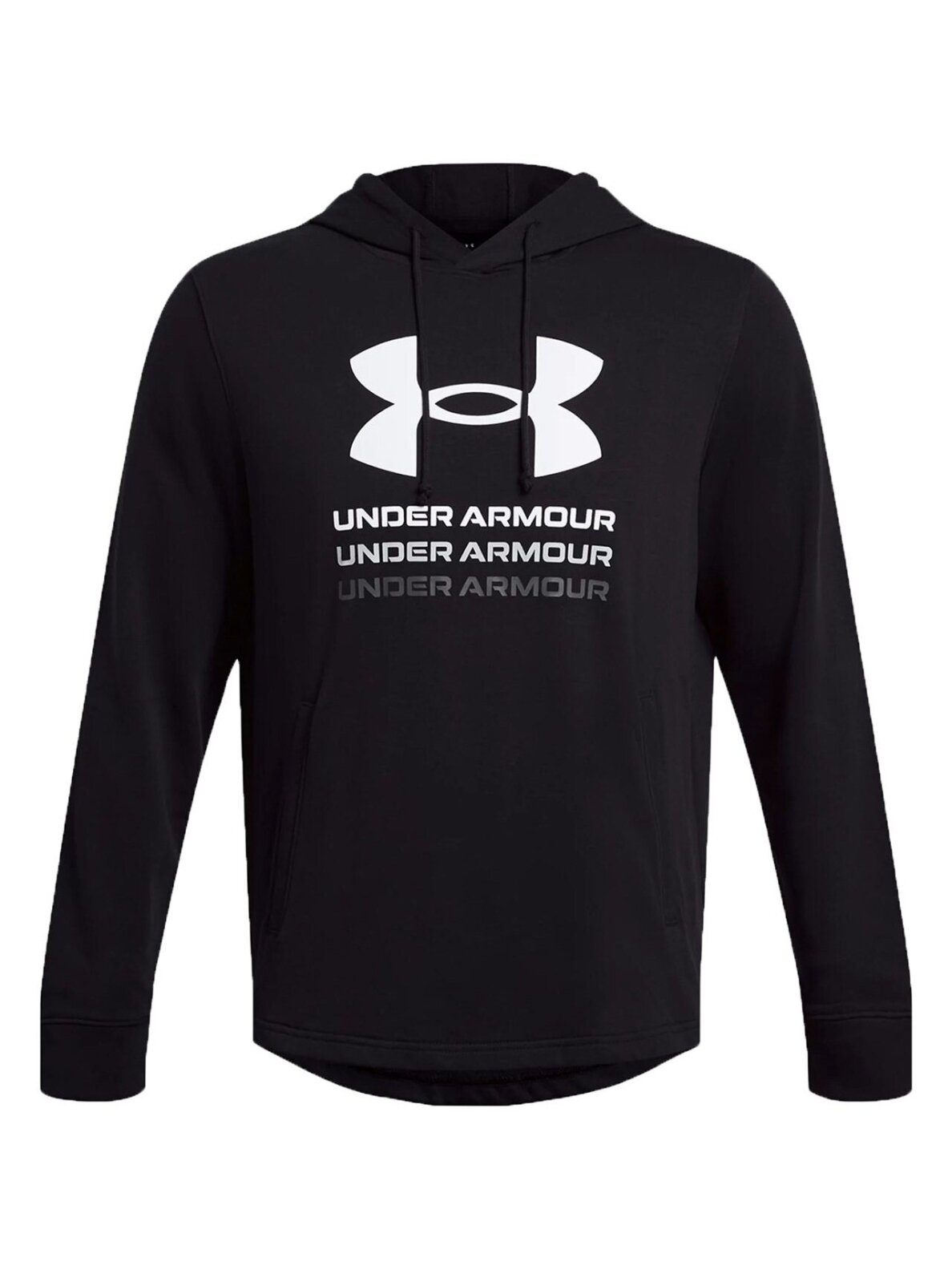 Vyriški apatiniai šarvuočiai UA konkurento Terry Graphic Hoodie juodas 1386047 001 1