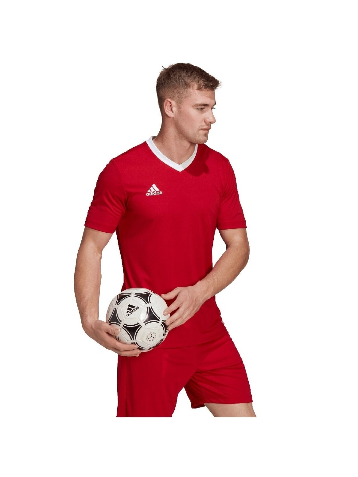 Vyriški marškinėliai Adidas Entrada 22 Jersey red H61736 2 Vyriški marškinėliai Adidas Entrada 22 Jersey red H61736 2