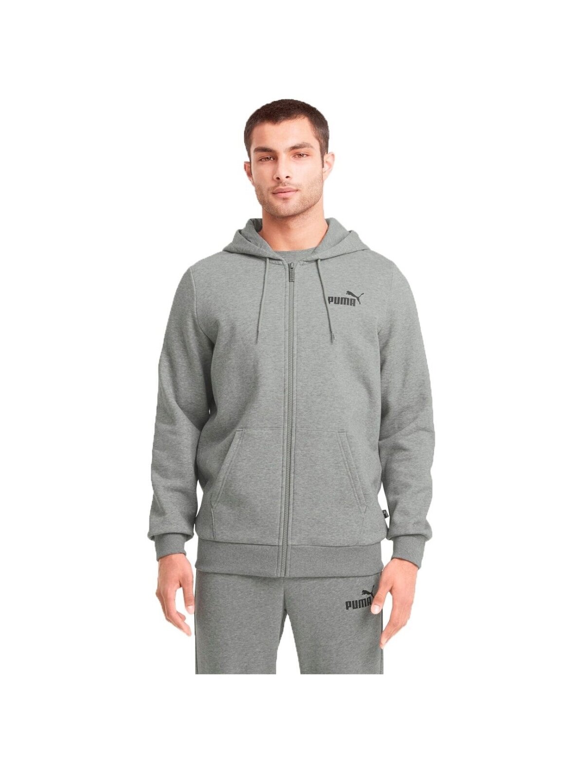 Vyriški džemperiai Puma ESS Small Logo FZ Hoodie FL ball 586702 03 2 Vyriški džemperiai Puma ESS Small Logo FZ Hoodie FL ball 586702 03 2