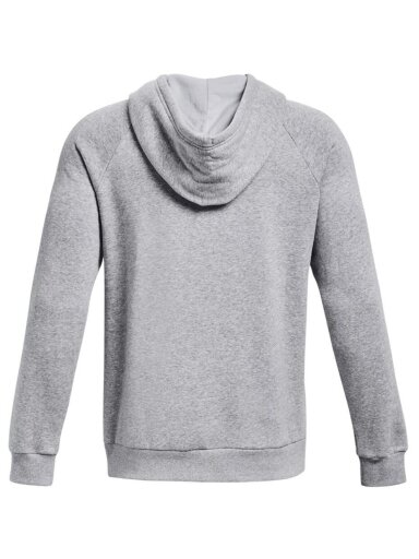 Vyriški apatiniai šarvai UA Rival Flc Graphic Hoodie pilka 1370349 011