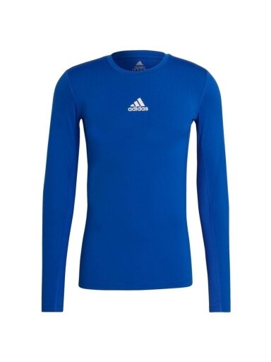 Vyriški marškinėliai Adidas Compression Long Sleeve Tee mėlyna GU7335