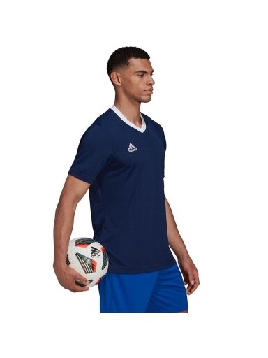 Vyriški marškinėliai Adidas Entrada 22 Jersey, tamsiai mėlyna HE1575