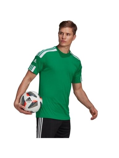 Vyriški marškinėliai adidas Squadra 21 JSY SS žalia GN5721