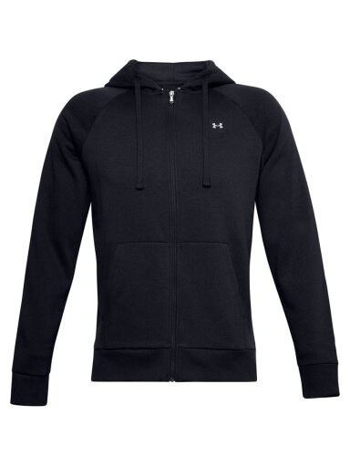Vyriški „Under Armour“ konkurentų vilnos „FZ“ džemperis, juodas 1357111 001