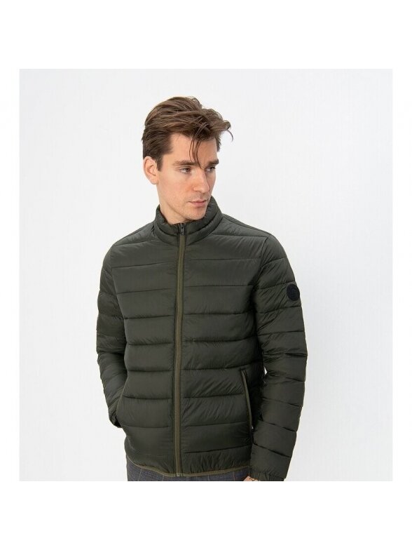 JACK & JONES collar noos Vyriška striukė chaki 1 JACK & JONES collar noos Vyriška striukė chaki 1