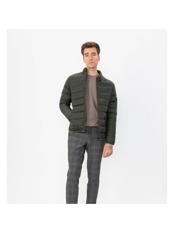 JACK & JONES collar noos Vyriška striukė chaki JACK & JONES collar noos Vyriška striukė chaki