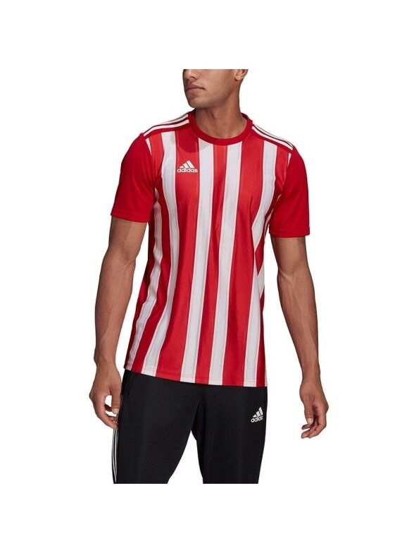 Vyriškas adidas Striped 21 Jersey raudonos ir baltos spalvos GN7624 5