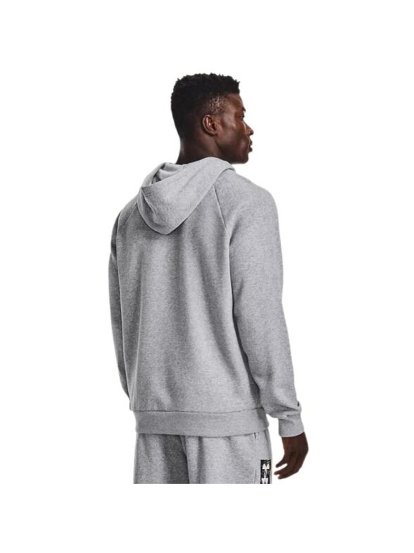 Vyriški apatiniai šarvai UA Rival Flc Graphic Hoodie pilka 1370349 011 3