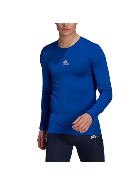 Vyriški marškinėliai Adidas Compression Long Sleeve Tee mėlyna GU7335 2