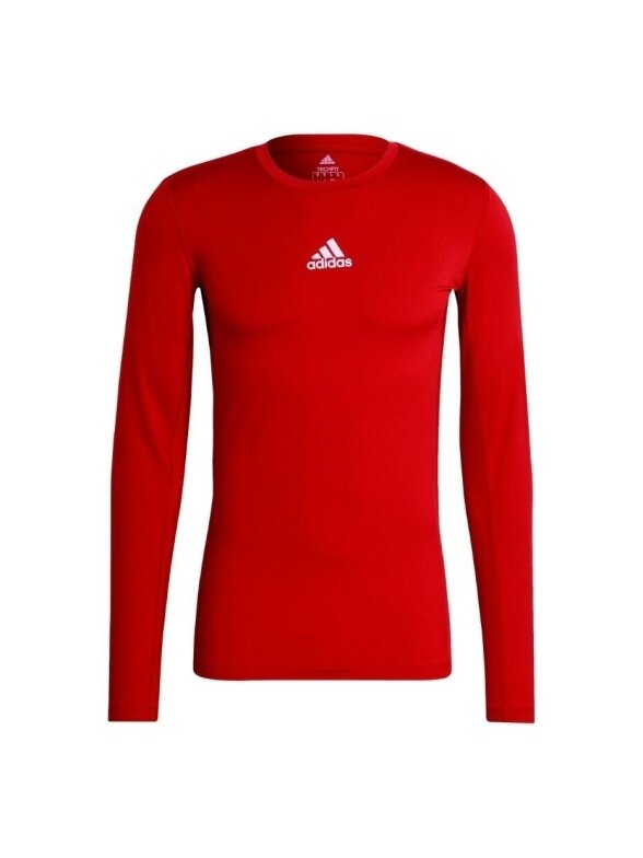 Vyriški marškinėliai Adidas Compression Long Sleeve Tee raudona GU7336