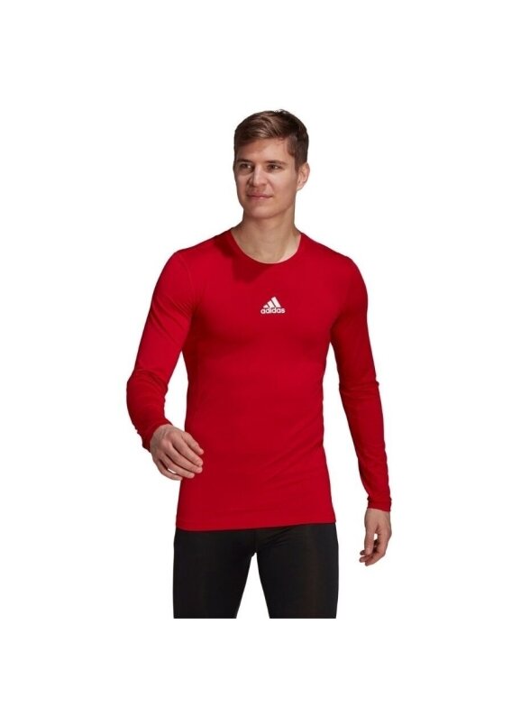 Vyriški marškinėliai Adidas Compression Long Sleeve Tee raudona GU7336 1