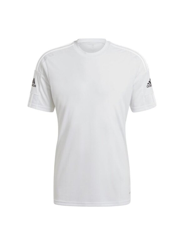Vyriški marškinėliai adidas Squadra 21 Jersey, balti GN5726 Vyriški marškinėliai adidas Squadra 21 Jersey, balti GN5726